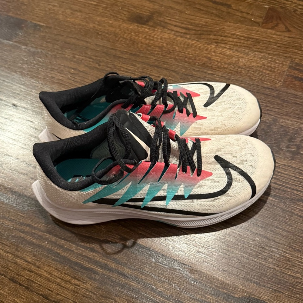 Stylish Women's Athletic Shoes - Black, Pink, and Teal